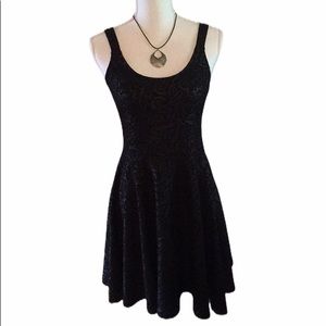 Maitai Black Shimmer Sleeveless Dress